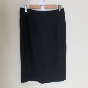Bill Burns Nordstrom Classic Black Pencil Skirt Size 10